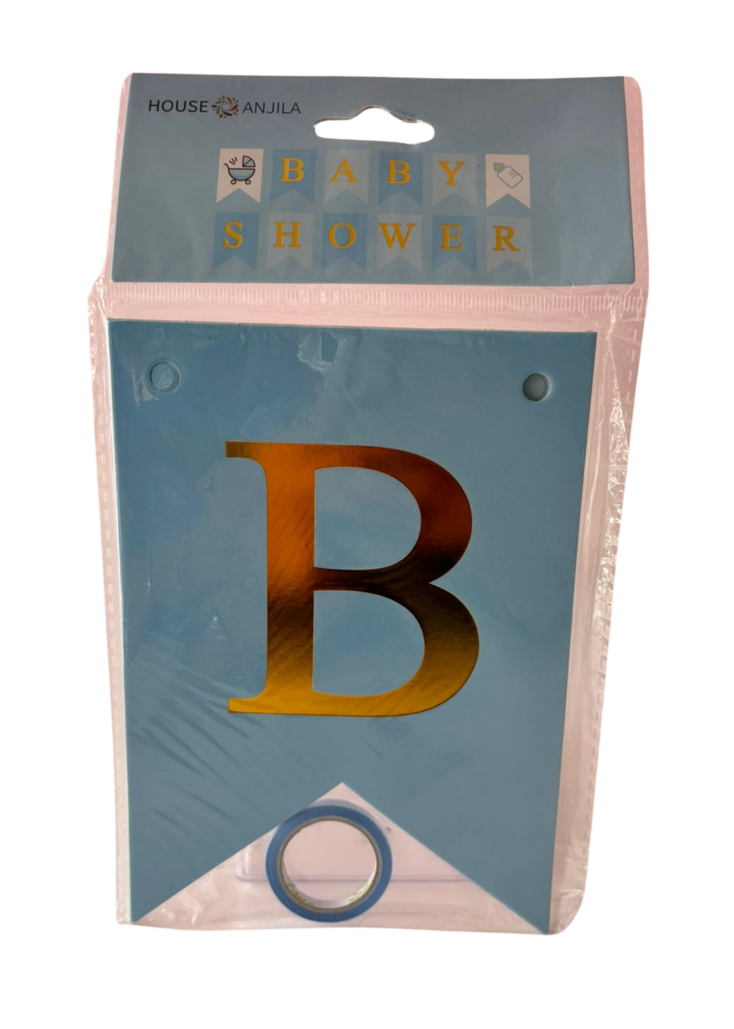 Banderin "Baby shower" Azul