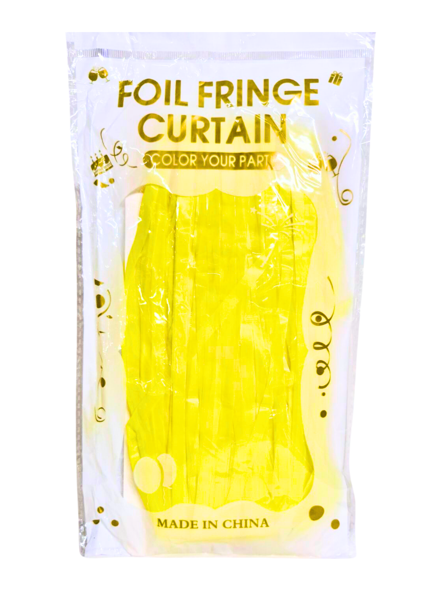 Cortina Color Solido Amarillo