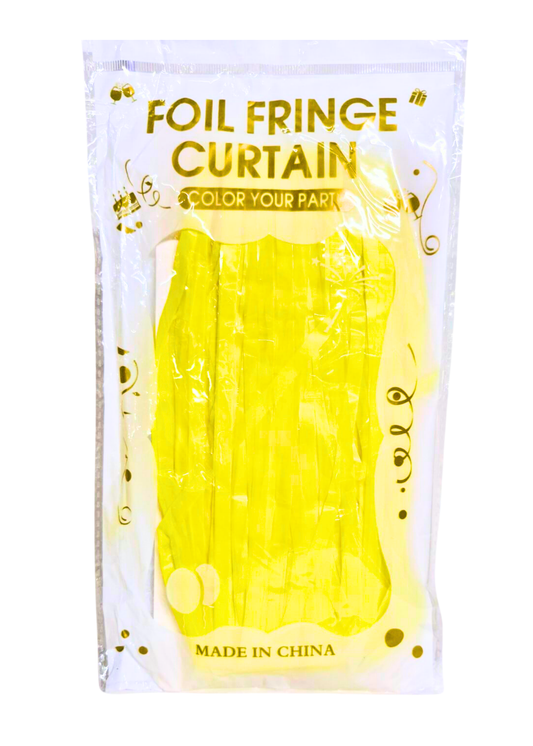 Cortina Color Solido Amarillo