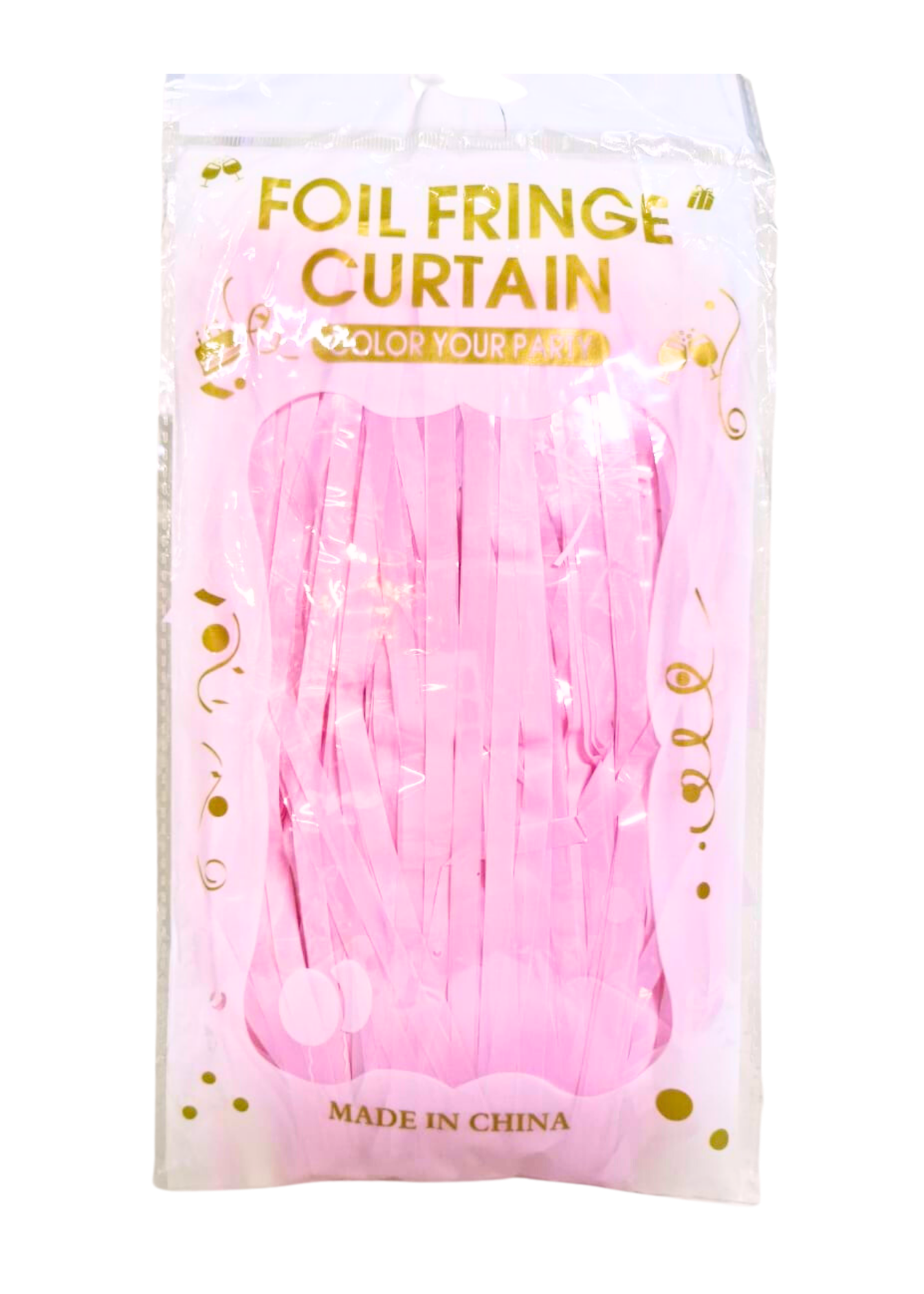 Cortina Color Solido Rosa Bebe