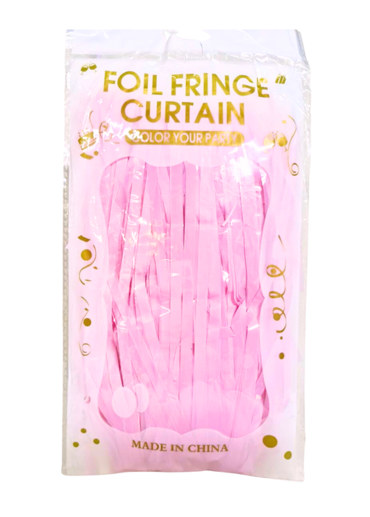 Cortina Color Solido Rosa Bebe