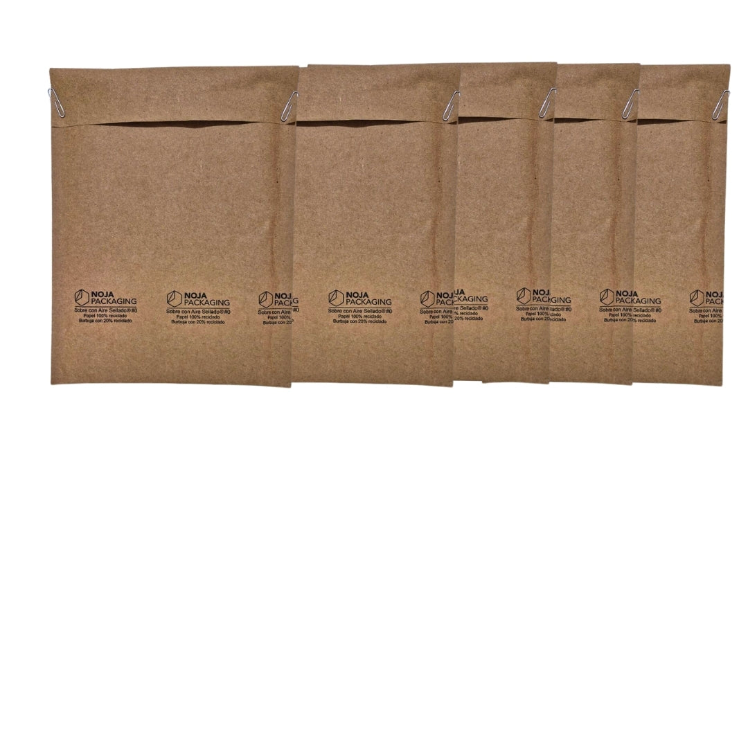 Sobres con Burbuja #0 Kraft 5pz