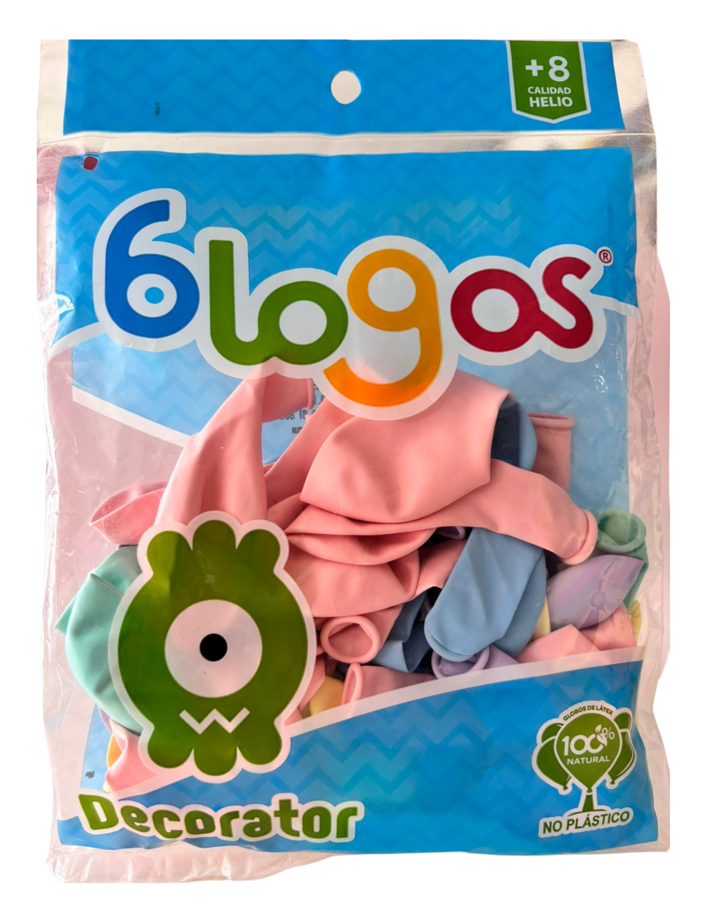 Bolsa de Globos Blogos No.9  Surtido Macarron