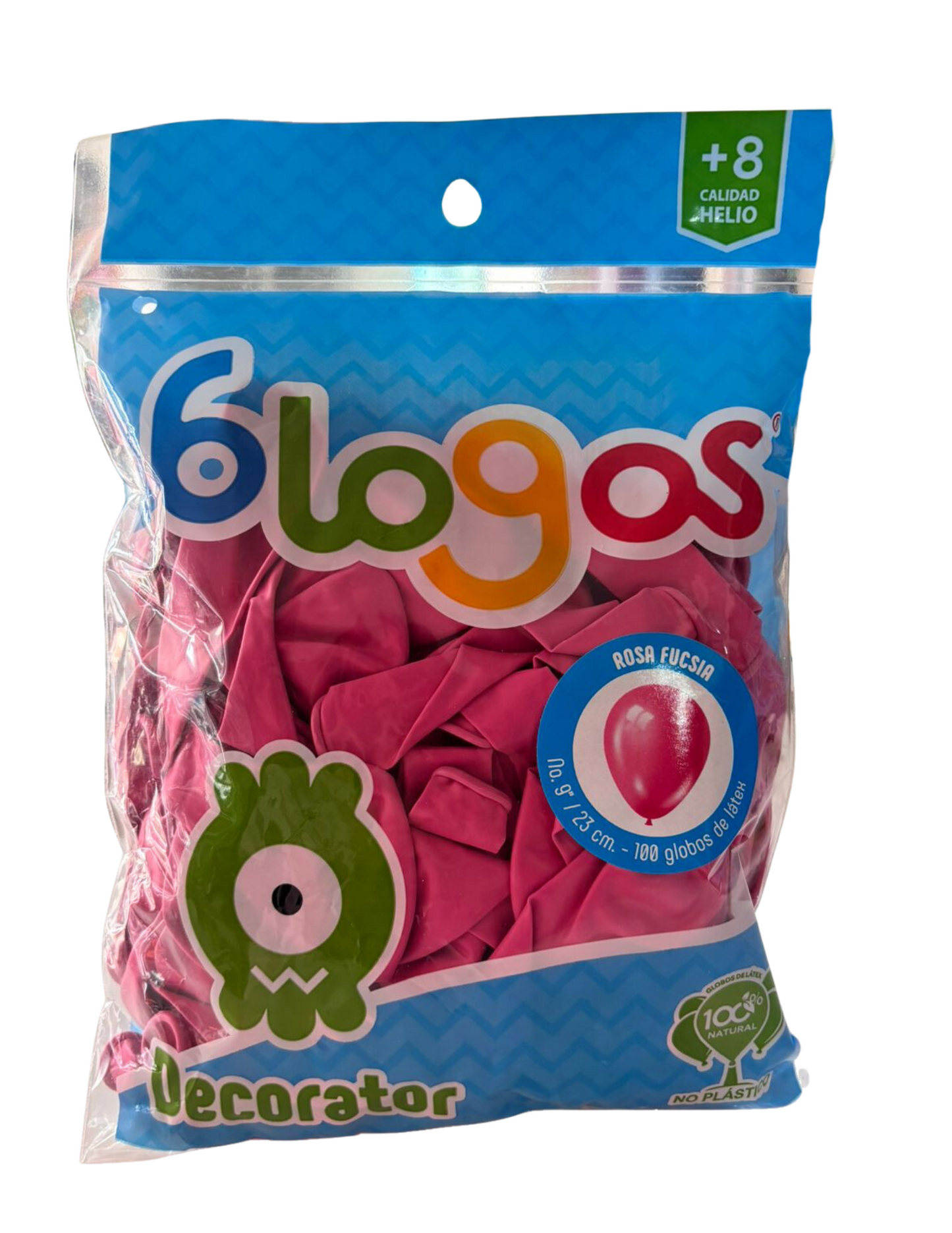 Bolsa de Globos Blogos No.9 Rosa Fucsia