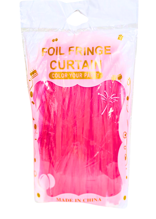 Cortina Fluorescente Rosa