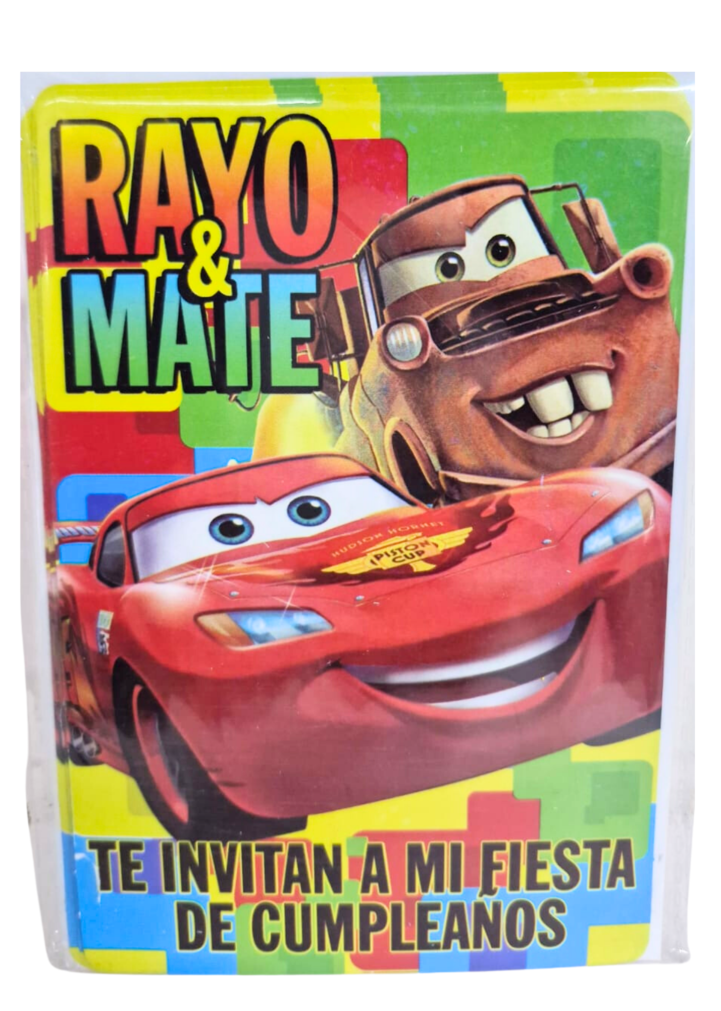 Invitacion Rayo y Mate