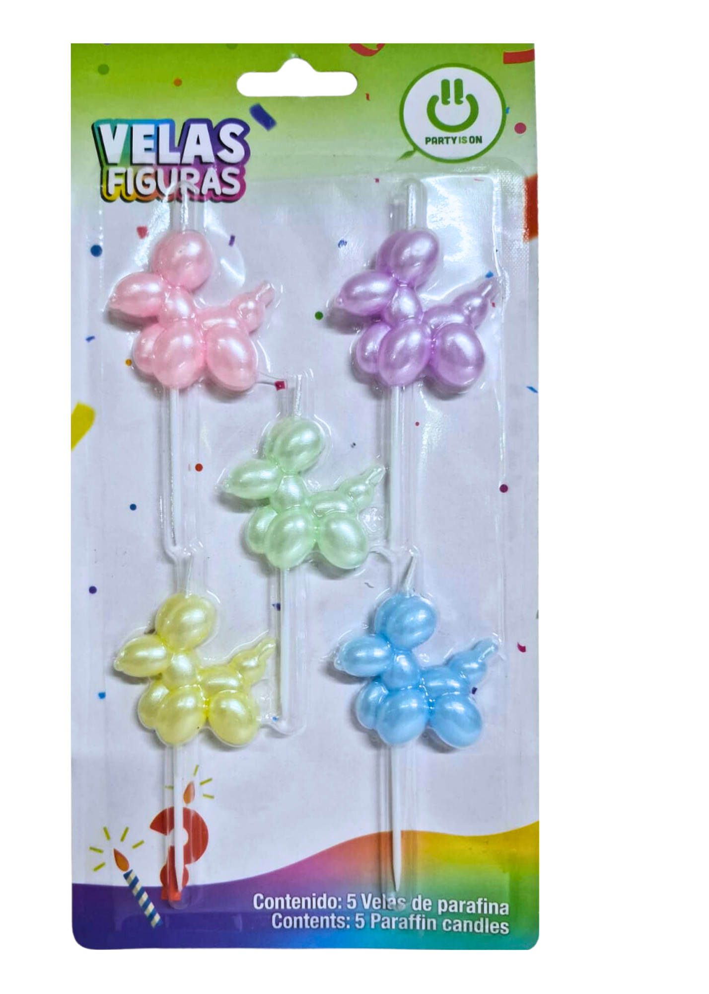 Velas para Cumpleaños Figuras